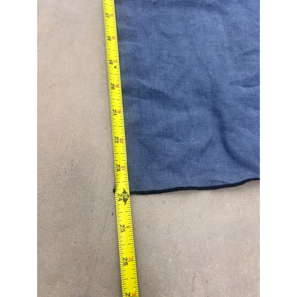 Cynthia Ashby Pants Womens Small Blue Contrast Trim Tulip Leg Vacation Festival - Picture 5 of 6